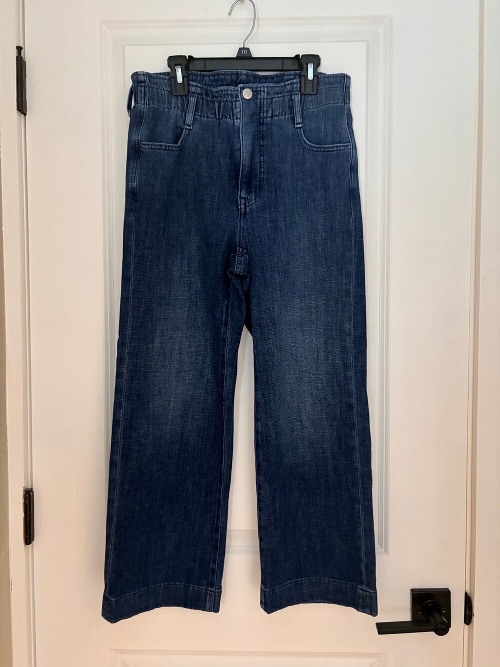 J.Crew Paperbag Waist Wide Leg Cropped Jeans 26